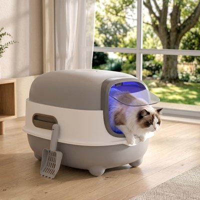 Bac à litière Chat