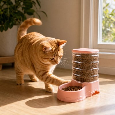 Distributeur croquettes Chat