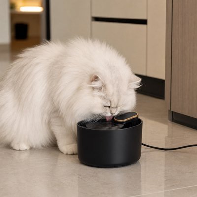Fontaine a eau Chat
